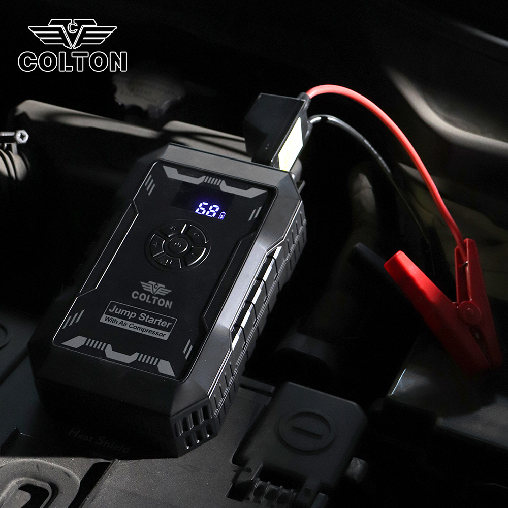 콜튼 자동차 점프스타터 차량 오토바이 4in1 배터리 방전 JP100