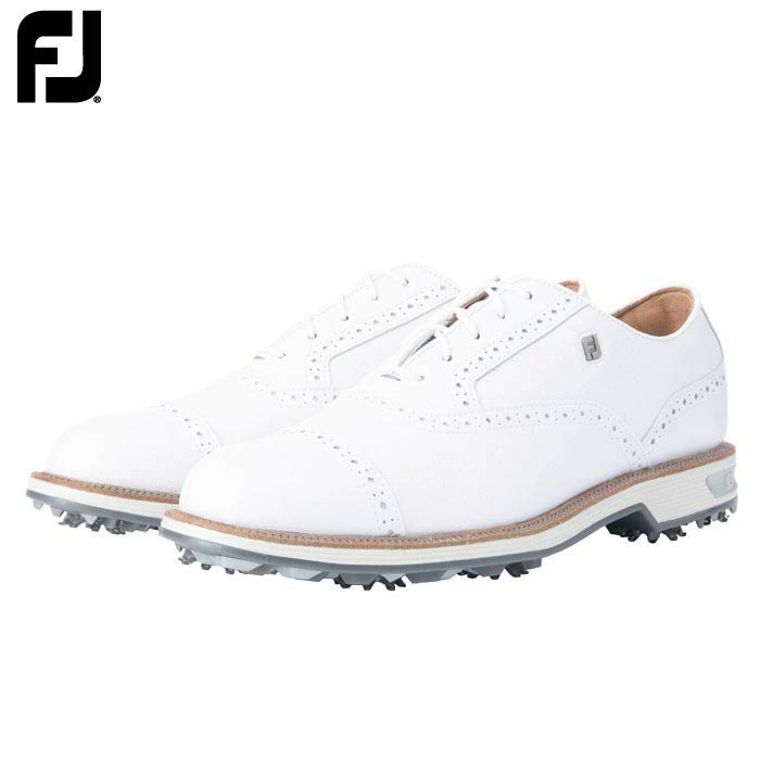 풋조이 FOOTJOY 드라이조이 프리미어 패커드 레이스 남성 골프화 53927 화이트 - 상품 이미지