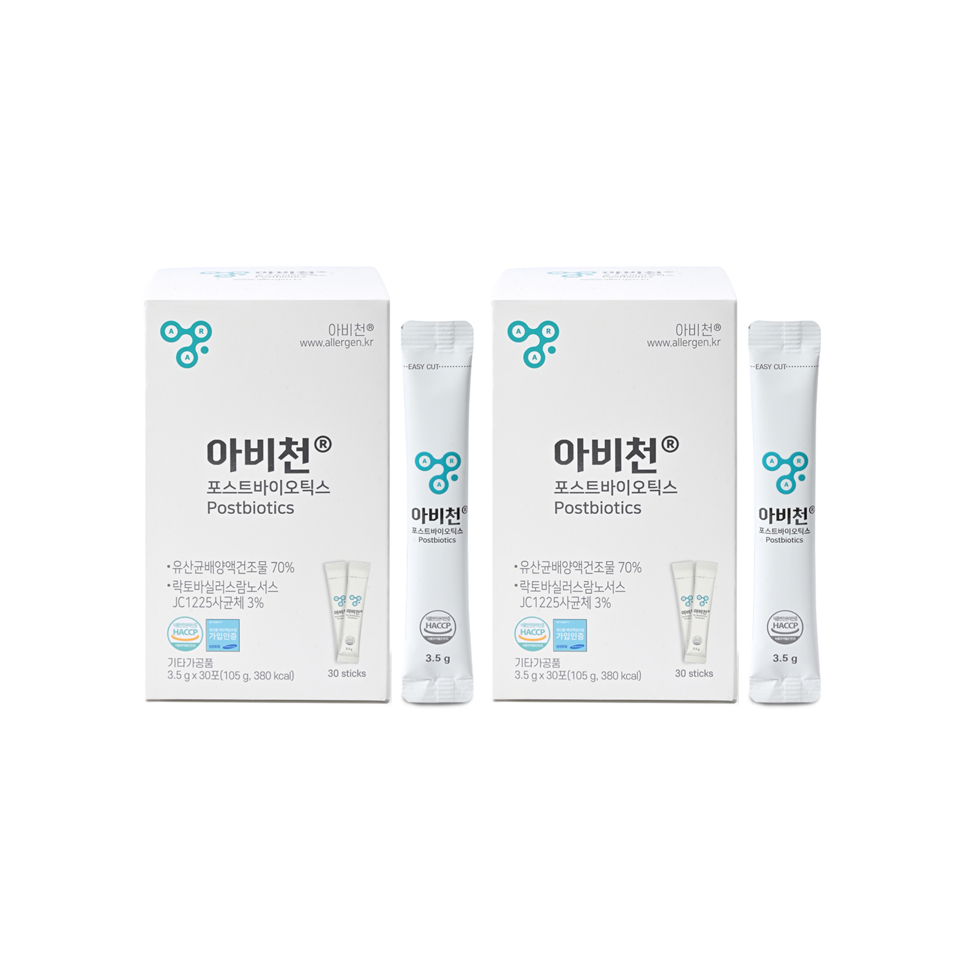 아비천 포스트바이오틱스 유산균 생산물질 비타민 미네랄 30포 x 2개 - 메인 이미지