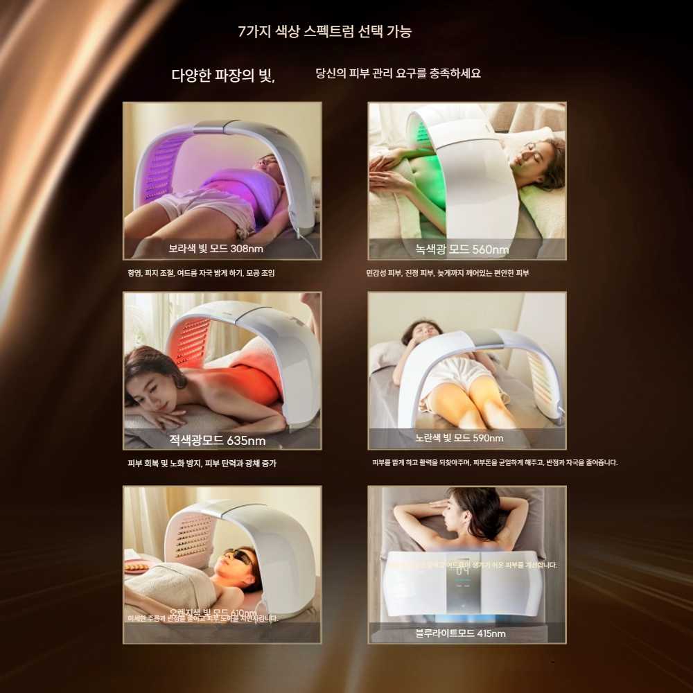 고캠프 화이트태닝기계 관리기 화이트 얼굴 얼굴케어 대형 분광기 코드 스캔으로 진위 확인 - 상세 이미지 3