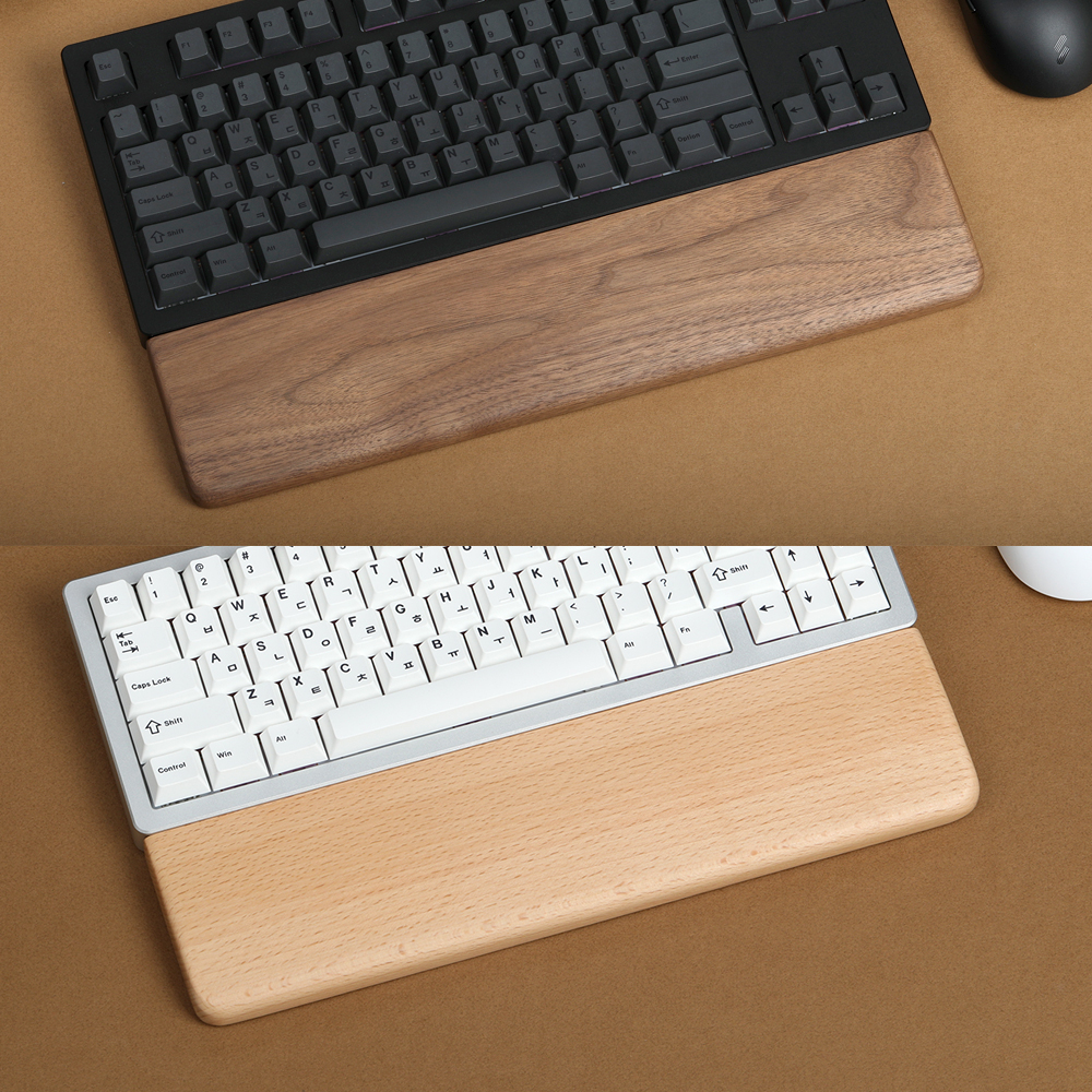 SPM PT65 PT75 PT80 PT100 팜레스트 손목 받침대 호두나무 너도밤나무