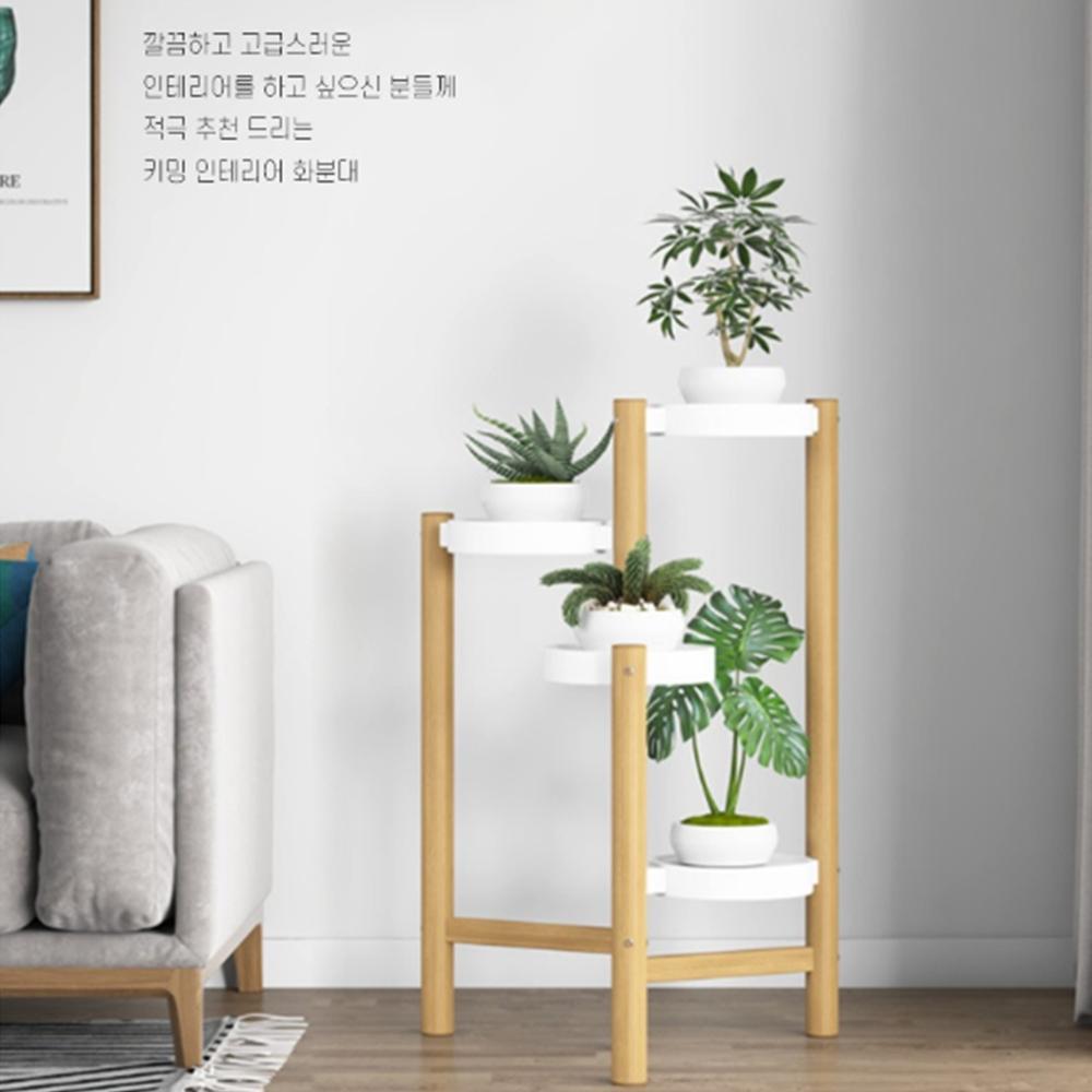 거실 화분대 거실 화분 거치대 베란다 식물 철제 화분 받침대 - 상세 이미지 3