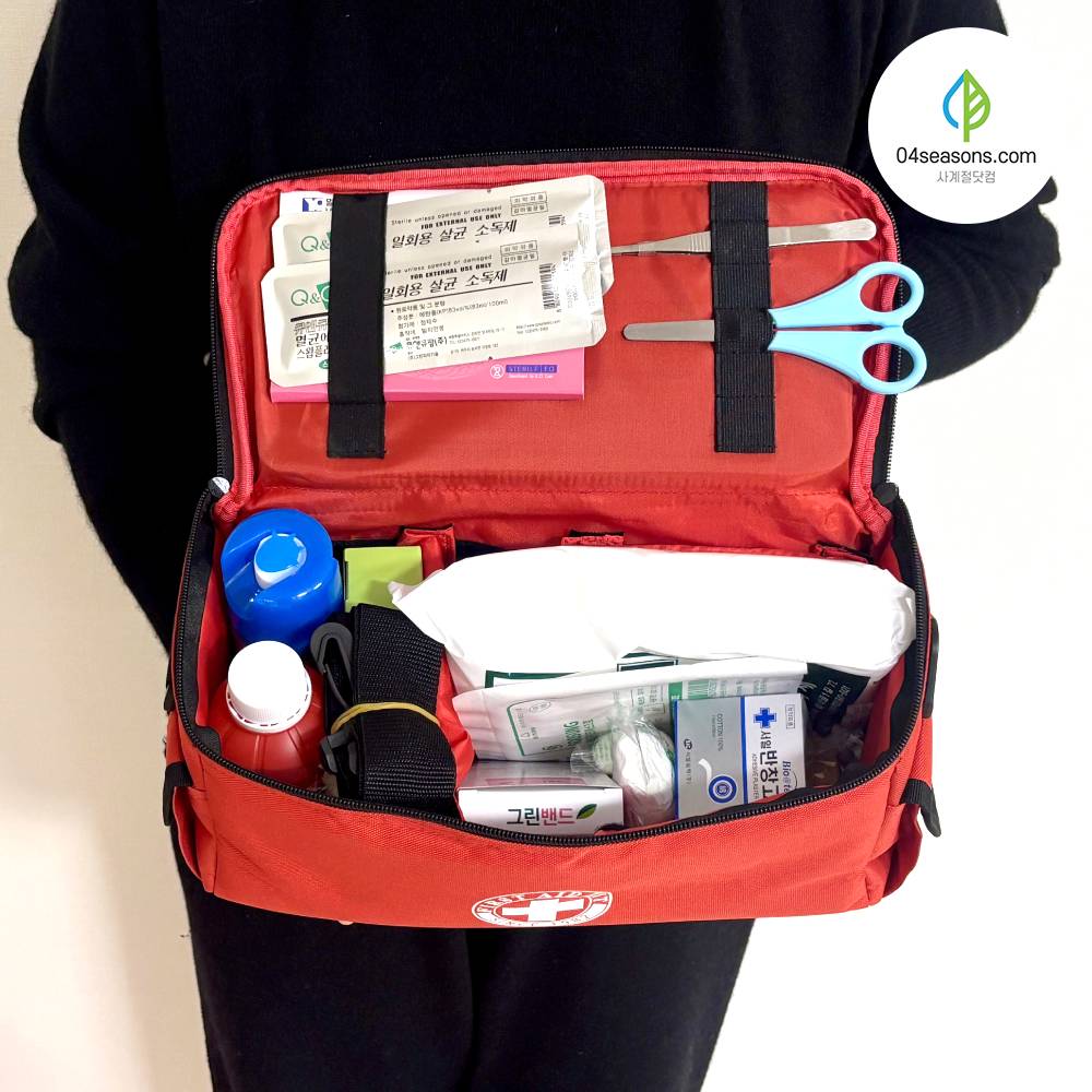(19종 세트) 휴대용 구급상자 가정용 응급처치키트 FIRSTAIDKIT - 상세 이미지 3