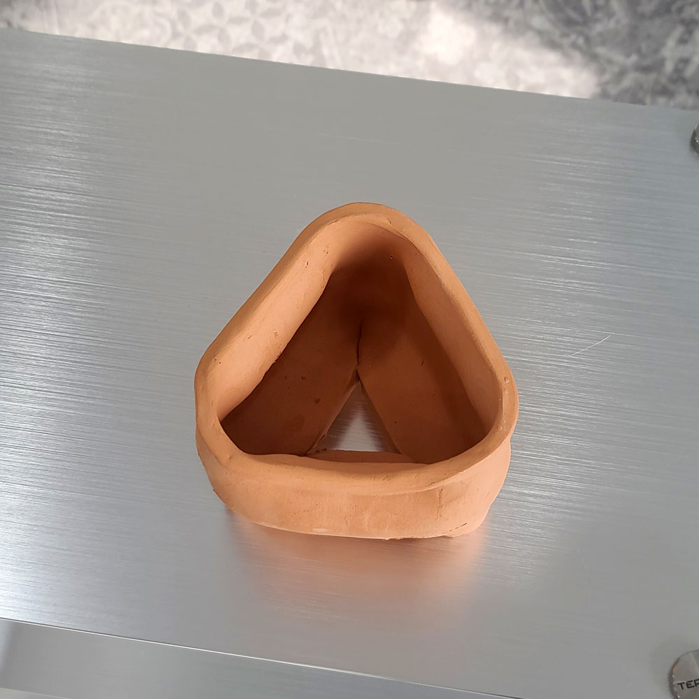 [2개 구매시+1개]  테라원 빈티지 수제 토분 어글리팟 11호 11x10cm 삼각 - 상세 이미지 4