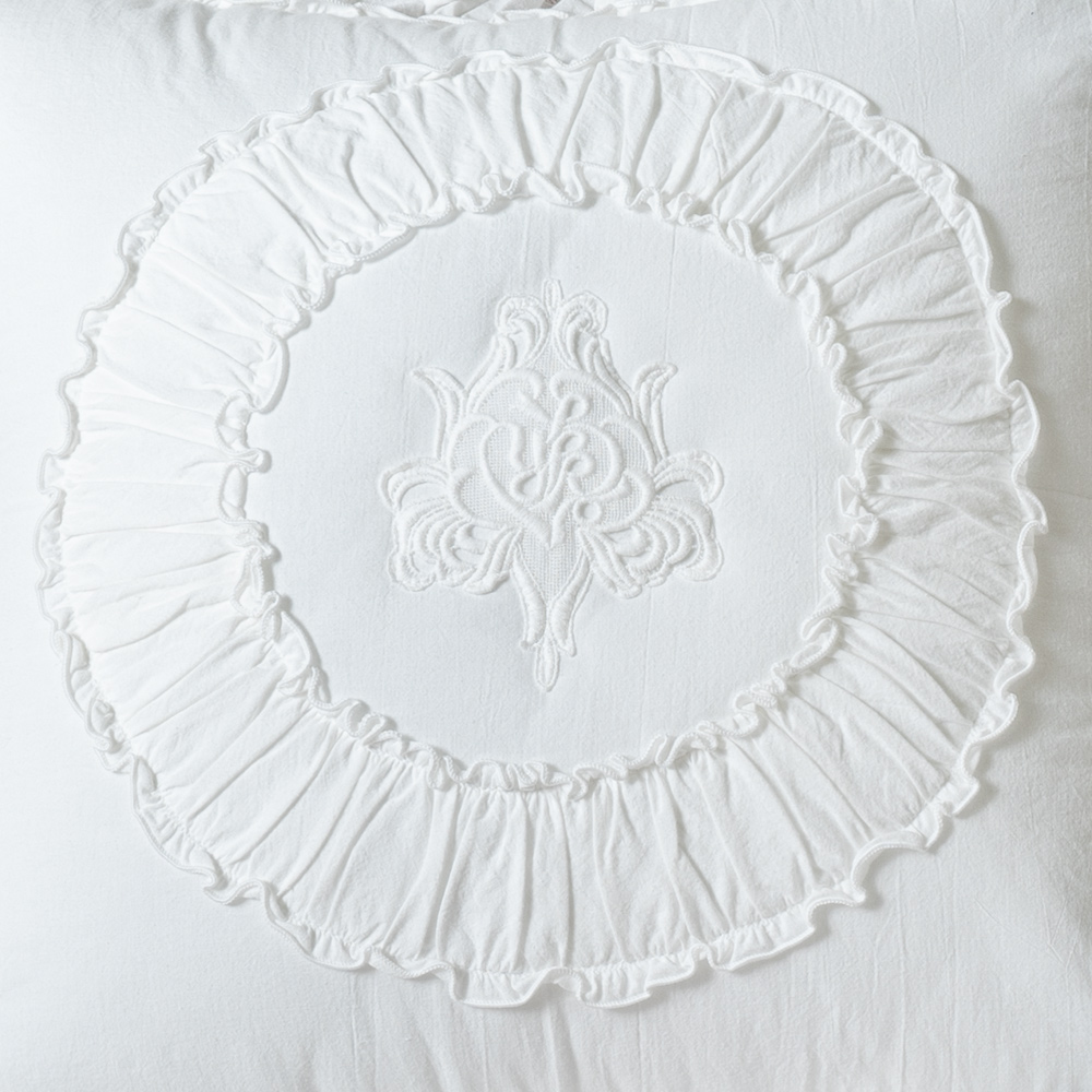 프렌치 거실 북유럽 쇼파 쿠션 커버 순면 인테리어 1.화이트(솜X), 50cm x 50cm