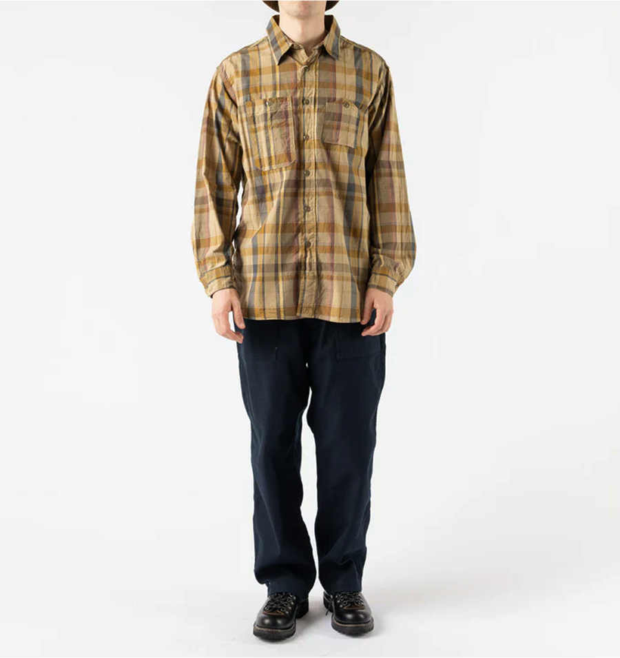 [국내배송] 엔지니어드가먼츠 워크 셔츠 - Madras Plaid QT027 이미지 7