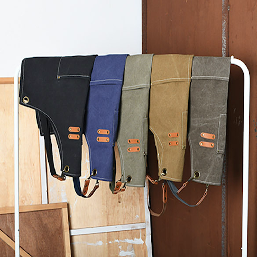 카페앞치마 바리스타 앞치마 빅포켓 길이조절 작업용 남녀공용 2개