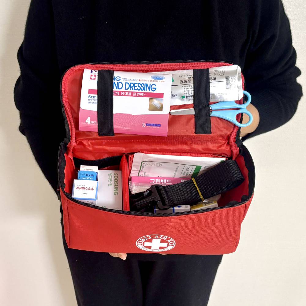 (17종 세트) 응급처치키트 가정용 구급함 휴대용 구급상자 FIRSTAIDKIT - 상세 이미지 4