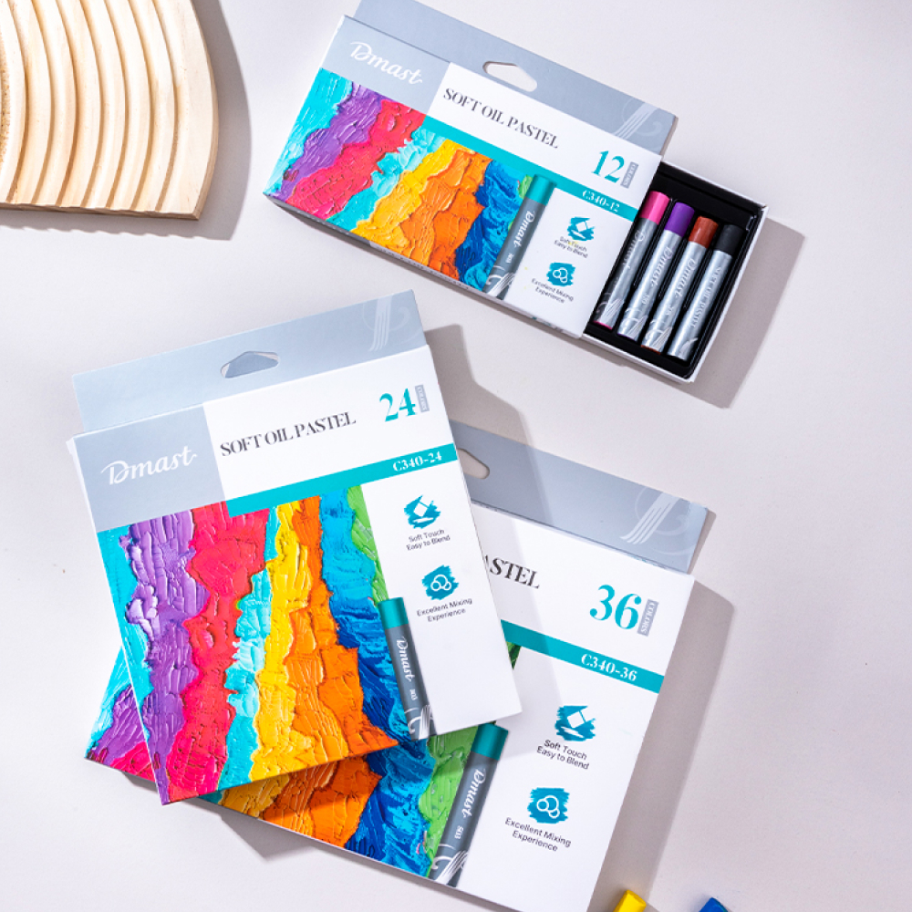 디마스트 전문가용 소프트터치 오일 파스텔 36색 