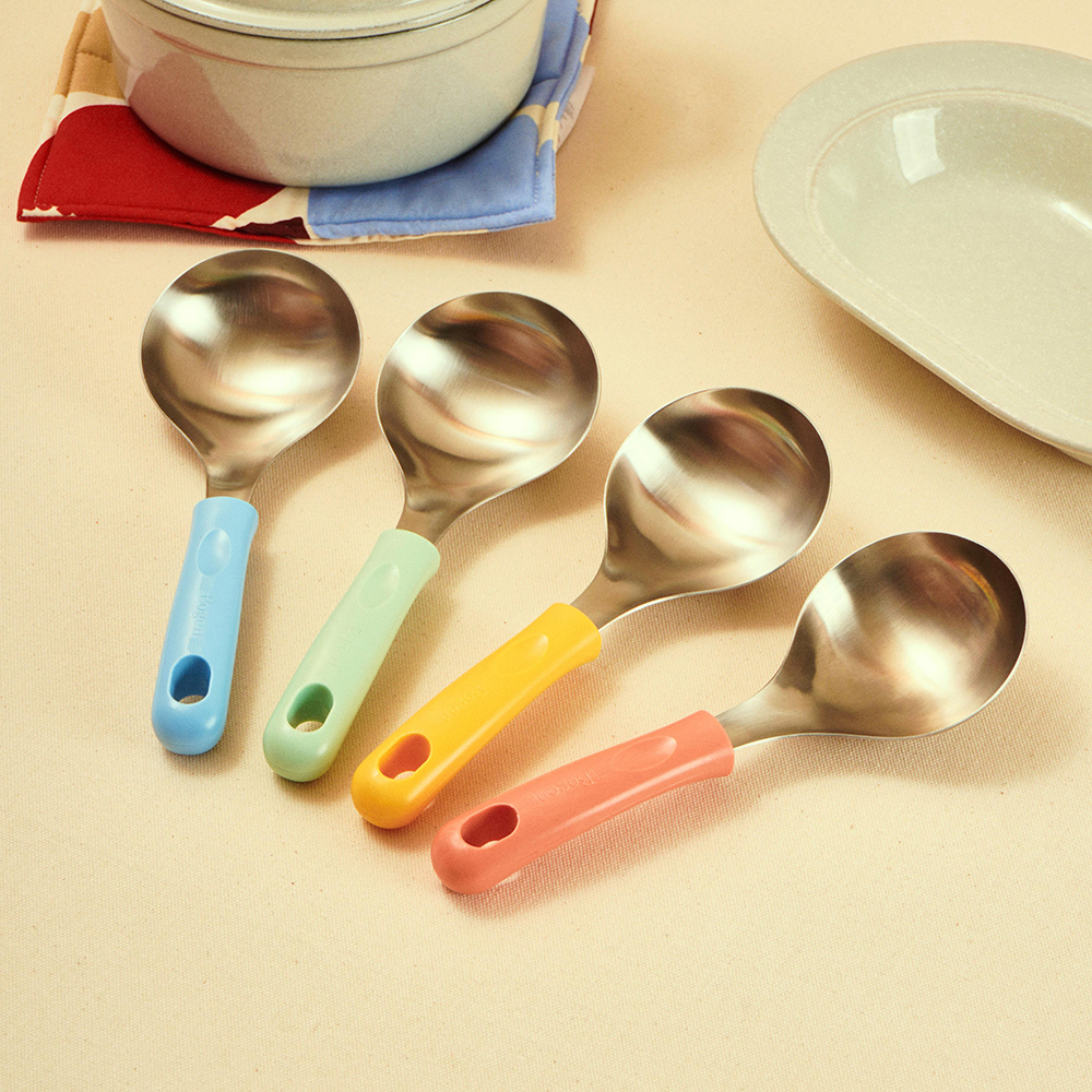 보겐 멀티스푼 다용도 미니 스텐 국자 앞접시 - 상품 이미지