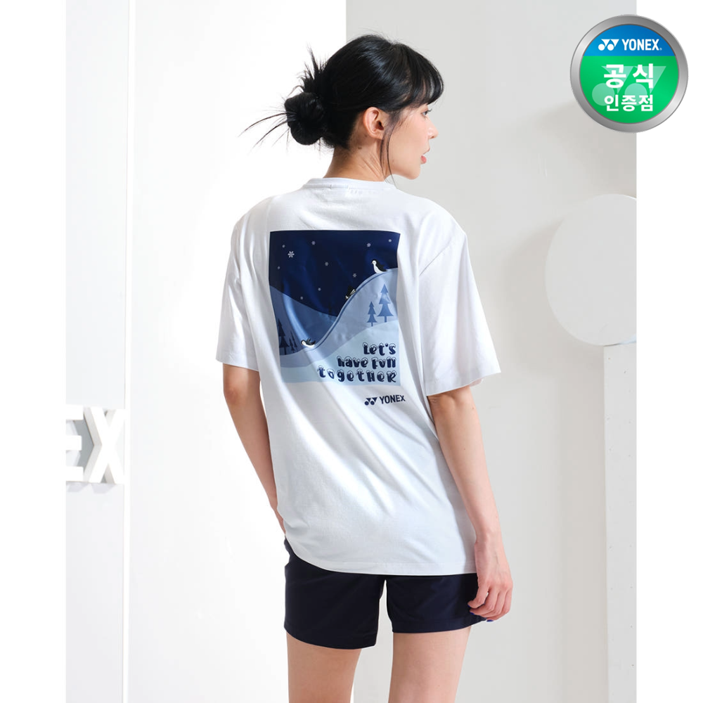 요넥스 243TS050U 배드민턴 반팔 티셔츠 남녀공용 운동복 24FW