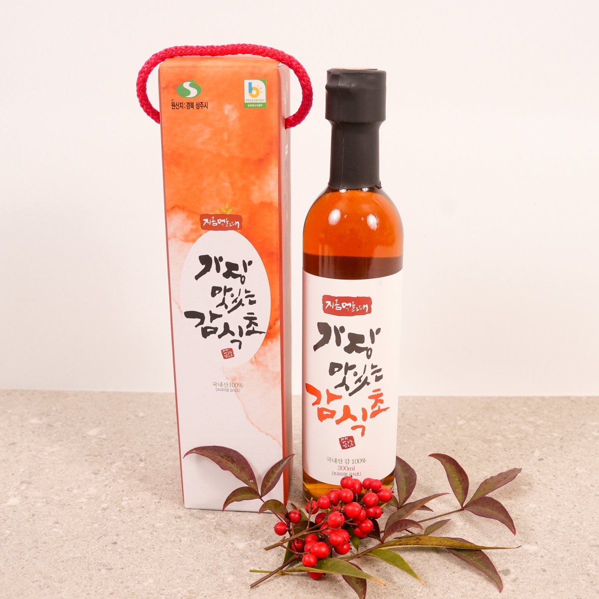 천연발효식초 감식초 300ml - 상품 이미지