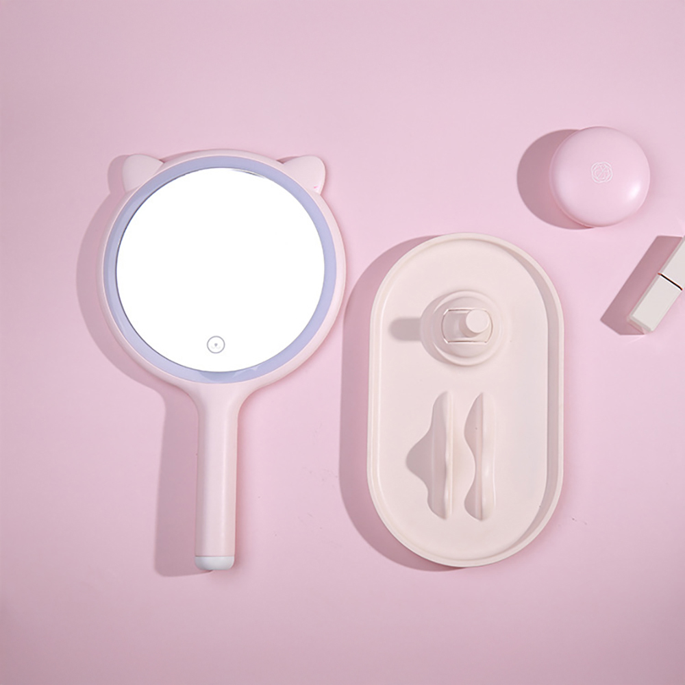 탁상거울 LED 조명 스탠드 탁상용 인테리어 거울 벨르미니 이미지 8
