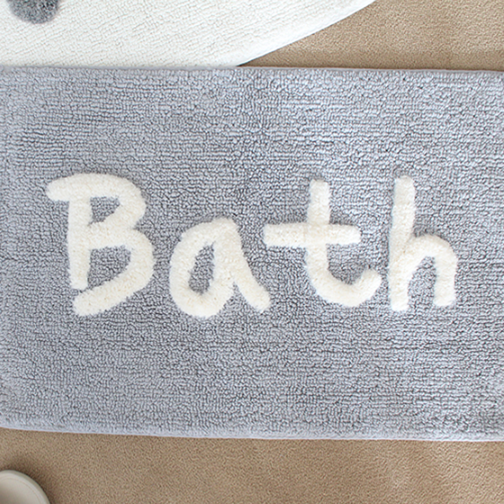 설렘하우스 Bath 욕실 순면 발매트 2color - 상세 이미지 5