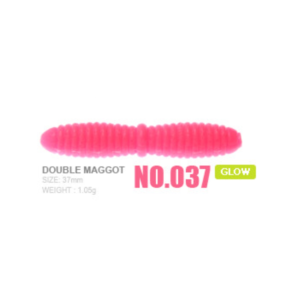 캣츠크로우 더블마고트 송어미끼 꺽지웜 037 핑크글로우, 3.8cm(1.5인치) - 상세 이미지 2