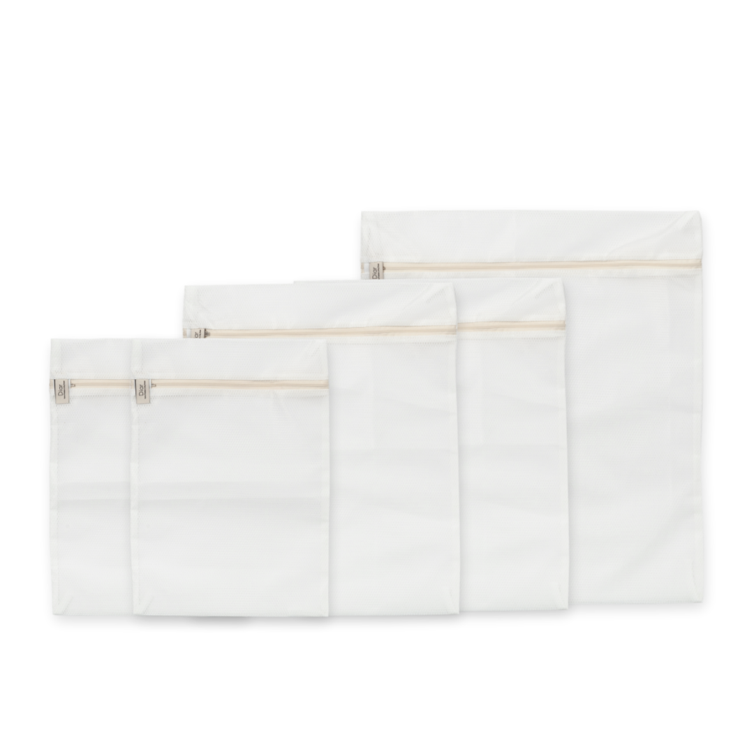 [N 단독구성] 디아르 국내산 무형광 이중 사각 세탁망 아기 유아 속옷 빨래망 실용팩 5P 제품 이미지