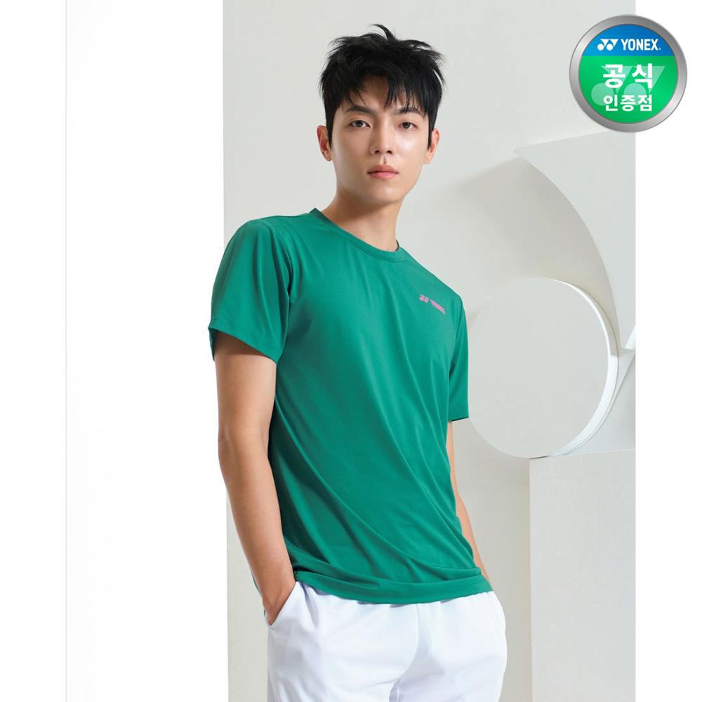 요넥스 249TR007M 배드민턴 의류 반팔 티셔츠 남성 기획 운동복 24FW - 메인 이미지