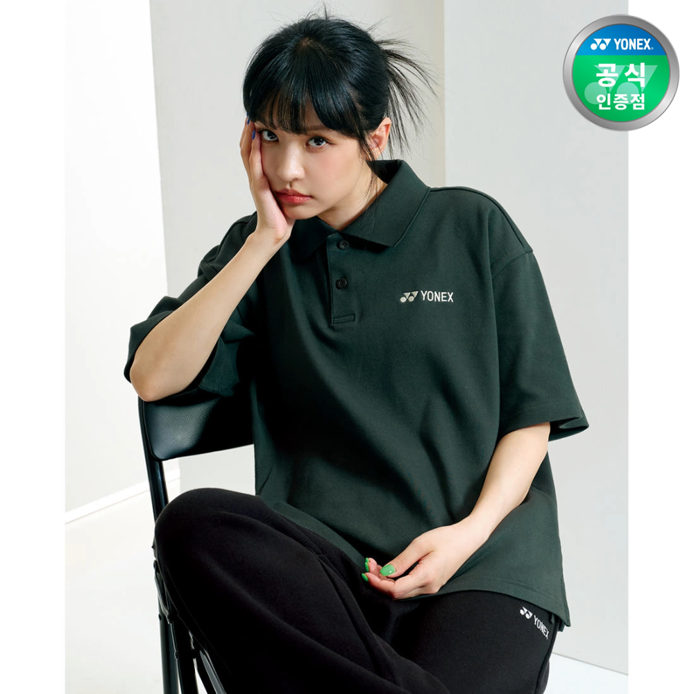 요넥스 243TS056U 배드민턴 반팔 카라 티셔츠 남녀공용 운동복 - 상품 이미지