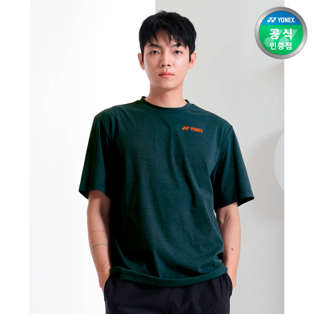 요넥스 243TS051U 배드민턴 반팔 티셔츠 남녀공용 운동복 24FW - 메인 이미지