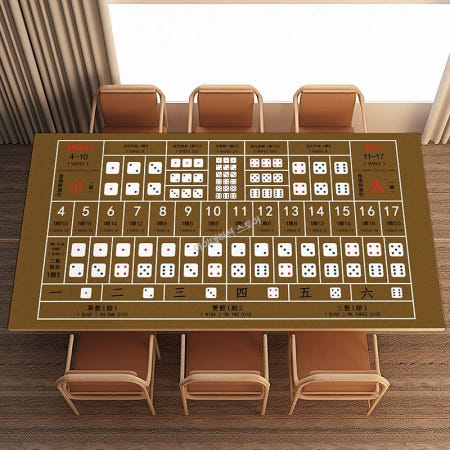 아이데이션 협력사 [해외]주사위 게임 도박 테이블보 매트 베팅 바카라 카지노 소품