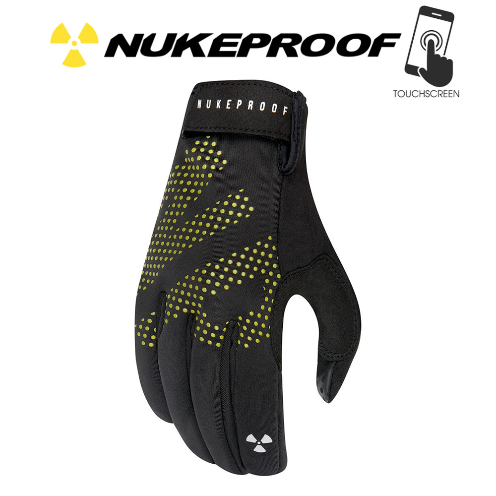 누크프루프 로드 싸이클 MTB 3계절 자전거장갑 겨울 방한 라이딩 블랙 옐로우