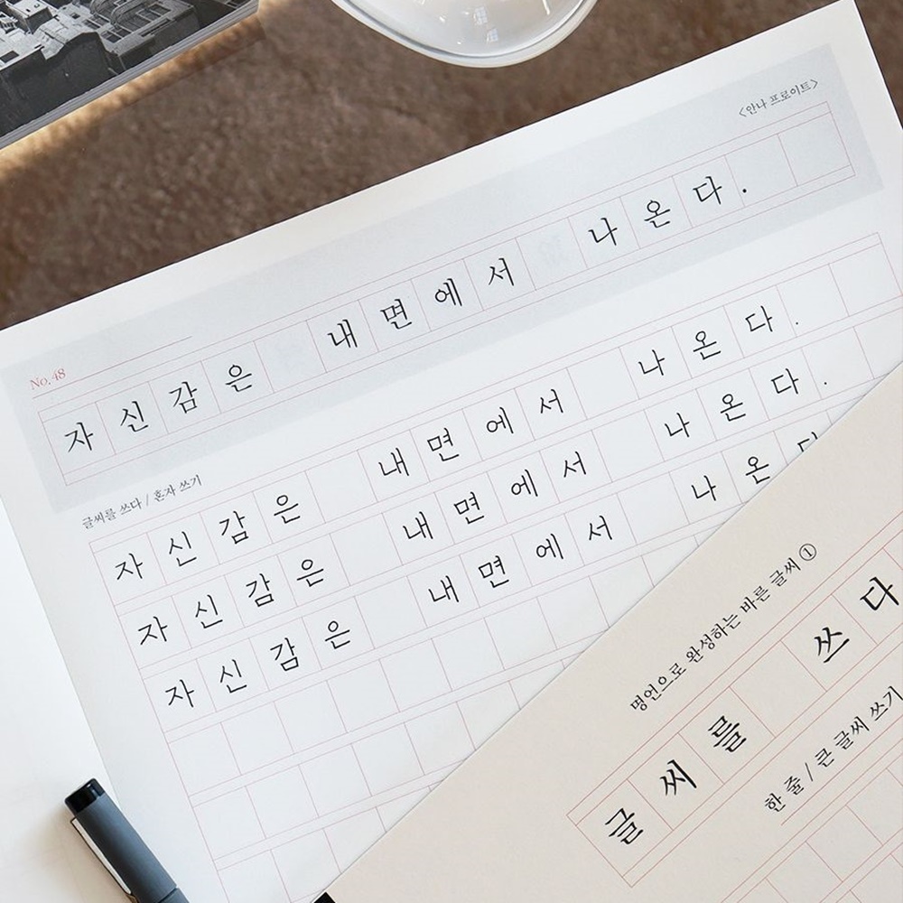 한줄 명언 필사 바른 손 글씨 연습 성인 글씨 교정 글씨체 교정책 이미지 7