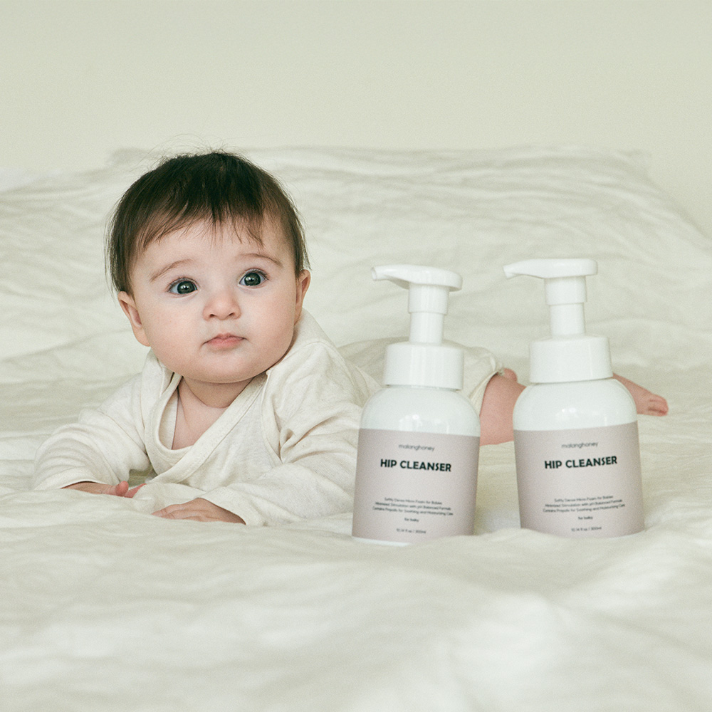 1+1 말랑하니 아기엉덩이클렌저 항균 - 상품 이미지