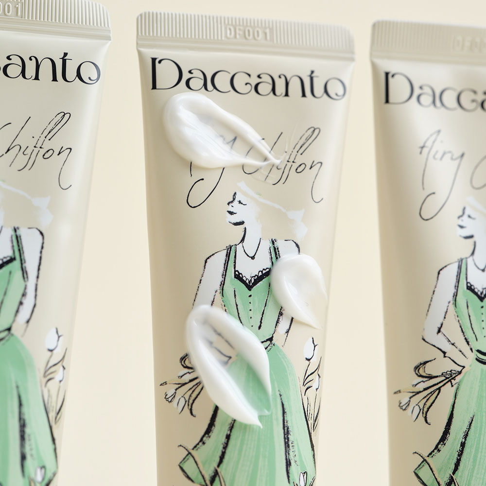 다칸토 텍스처 퍼퓸 핸드크림 에어리 쉬폰 고보습 히알루론산 플라워향