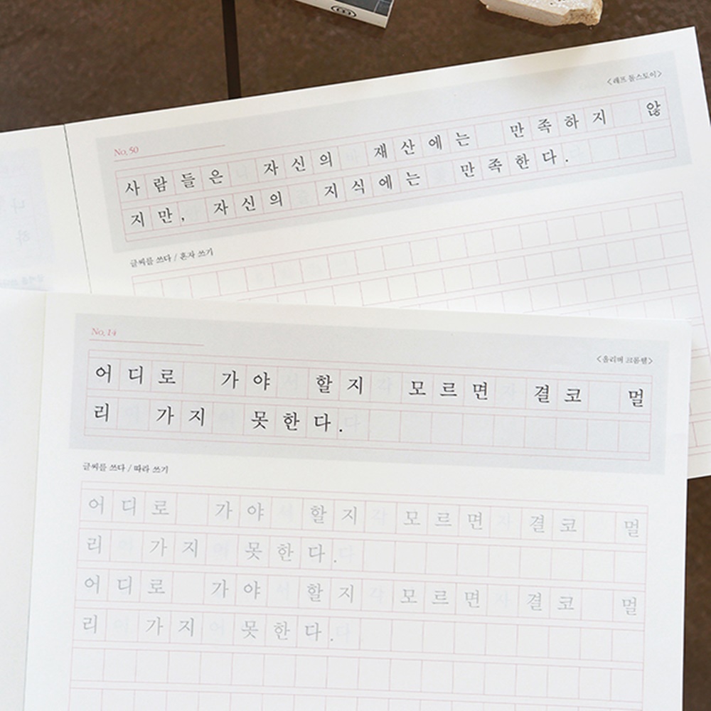 두줄 명언 필사 바른 글씨 연습 성인 글씨 교정 이미지 7