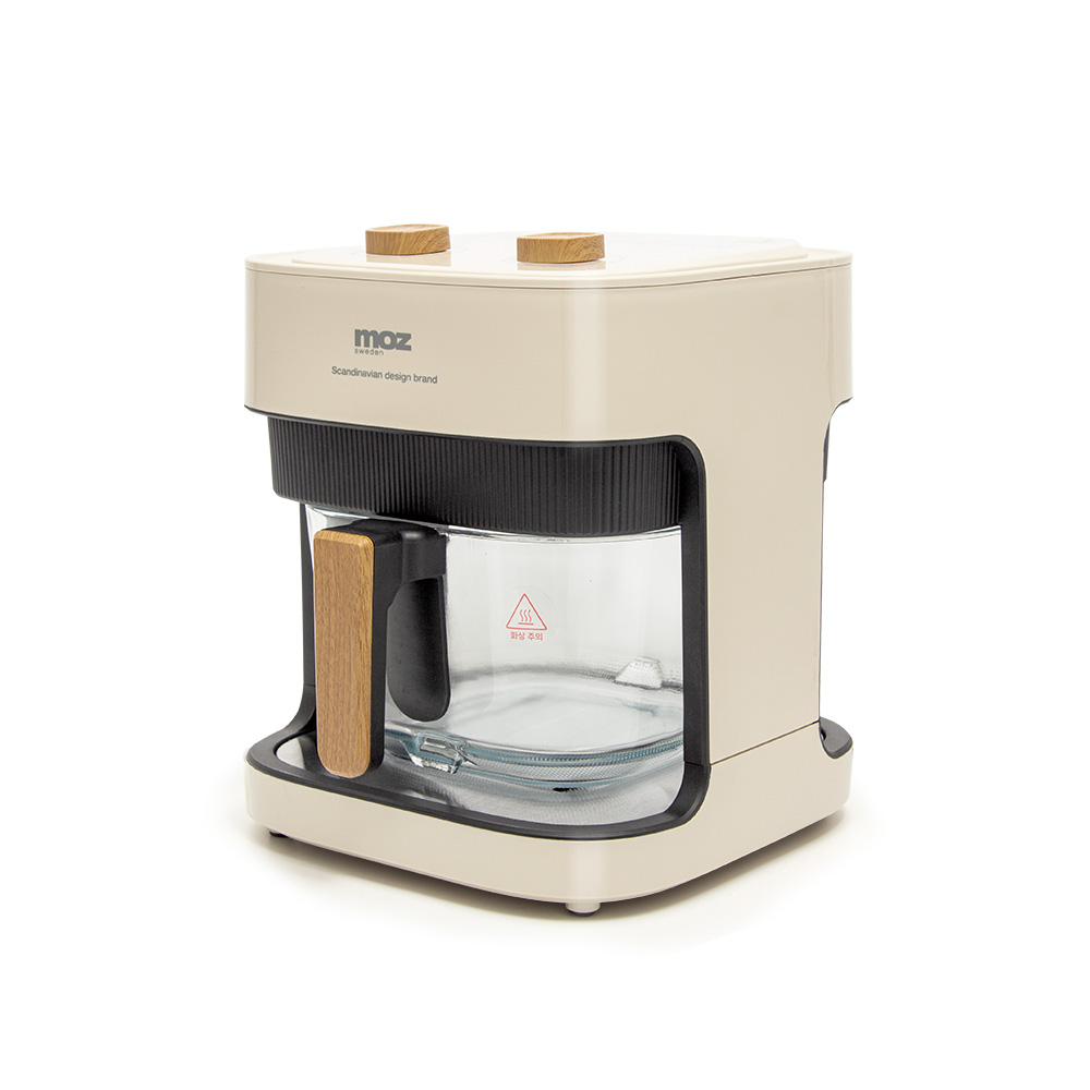 모즈스웨덴 유리 에어프라이어 4.2L MA-5000G 아이보리