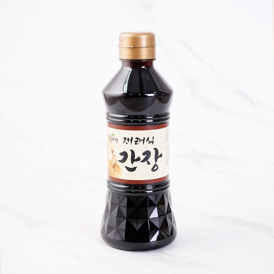 메가마트 뚝배기 옛맛 재래식간장 500ml - 상품 이미지