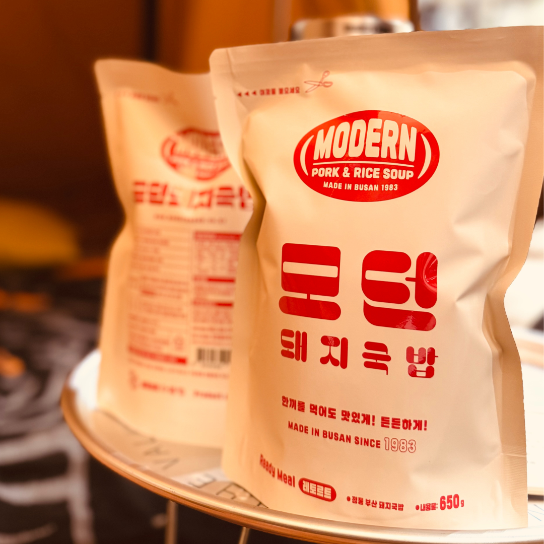 4팩 부산 모던돼지국밥 40년전통 맛집 간편식 밀키트 택배650g 4개 이미지 6