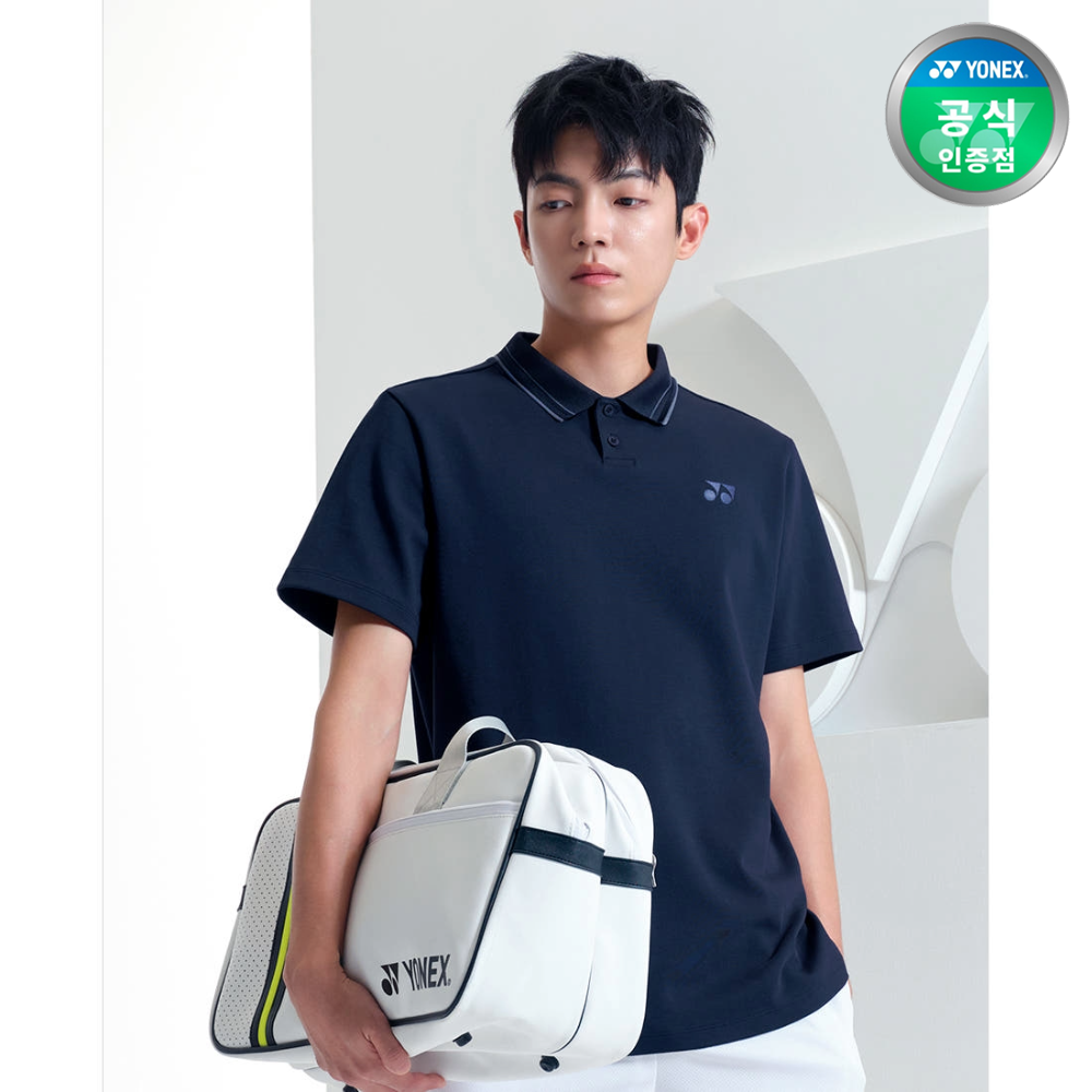 요넥스 243TS055U 배드민턴 반팔 카라 티셔츠 남녀공용 운동복 - 상품 이미지
