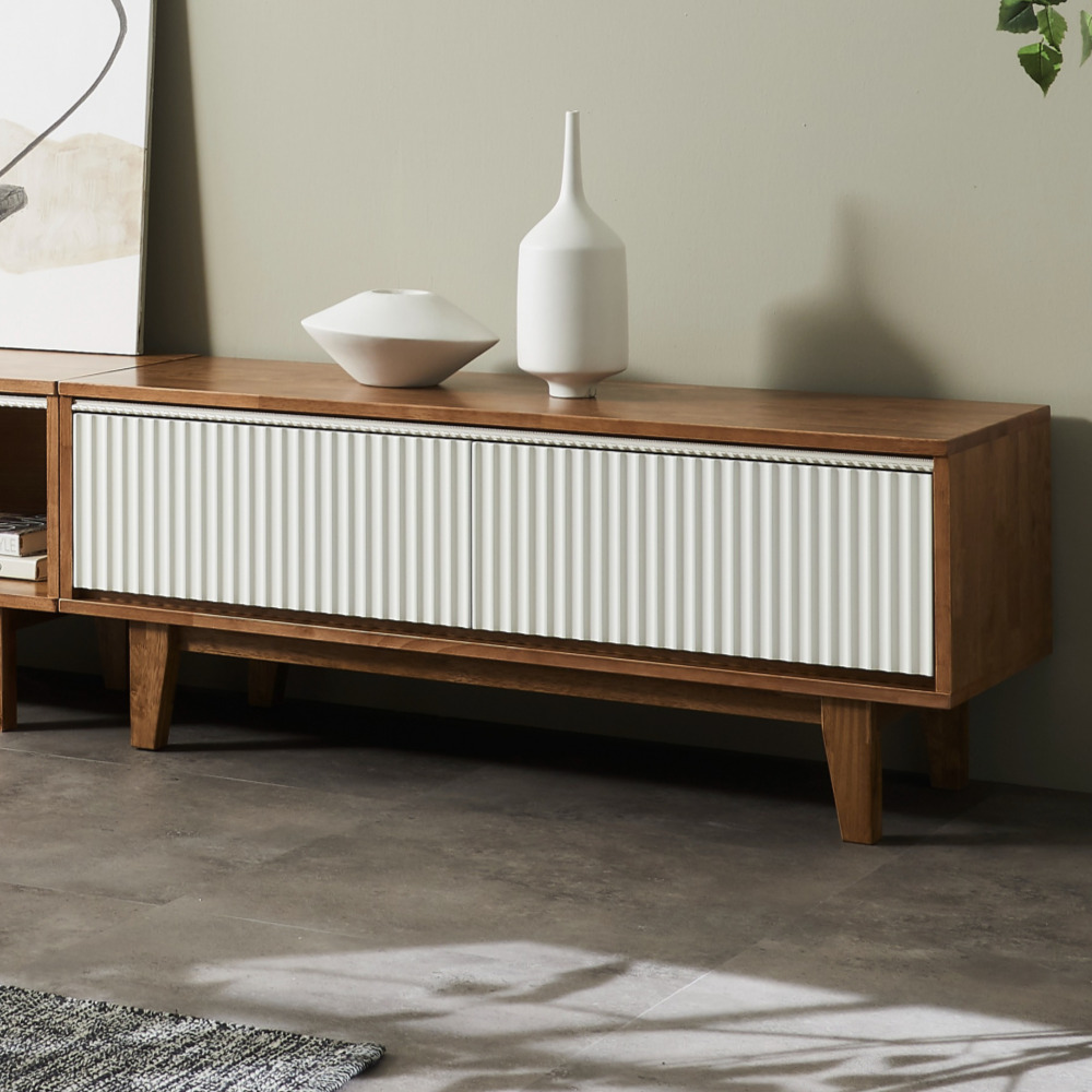 원목 템바보드거실장 1200 서랍형