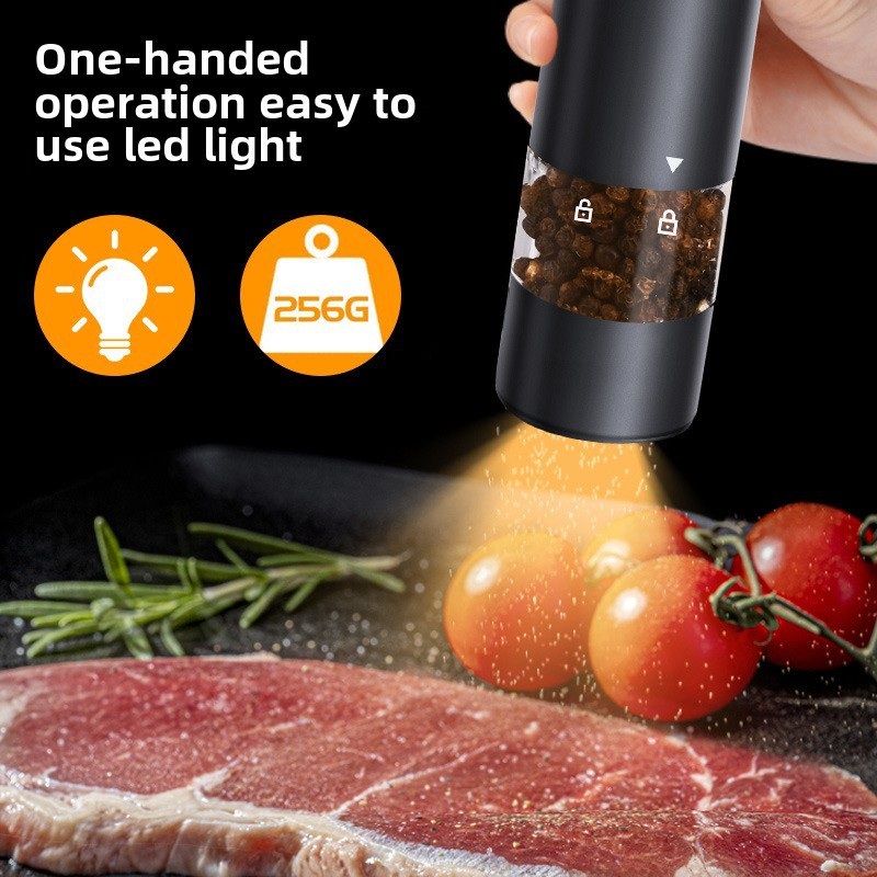무선 전동 소금 후추 그라인더 향신료 분쇄기 - 상세 이미지 4