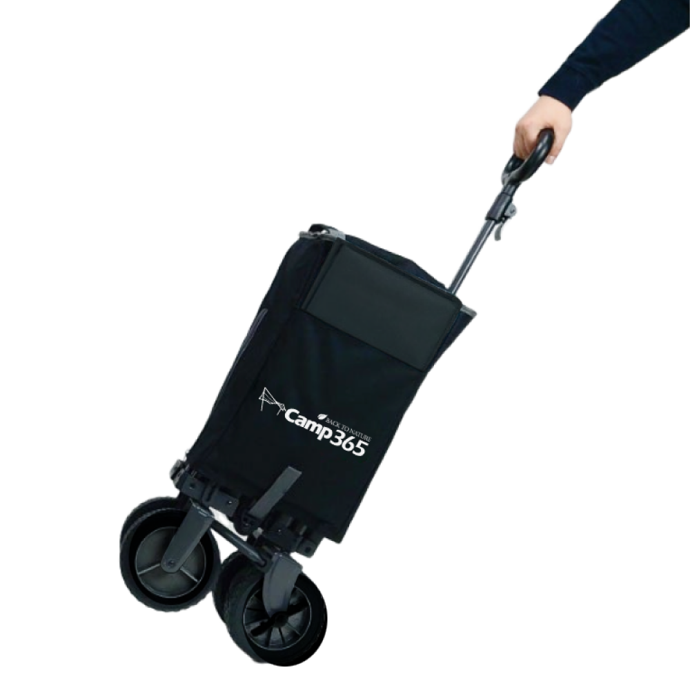 캠프365 파파웨건 스포츠 블랙 테이크아웃 내하중 120kg 접이식 뒷문개방