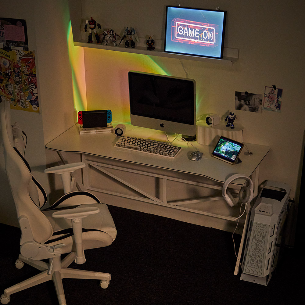 16피스 DJZ 게이밍 컴퓨터 책상 800-1400 조립식 데스크 홈오피스 피시방