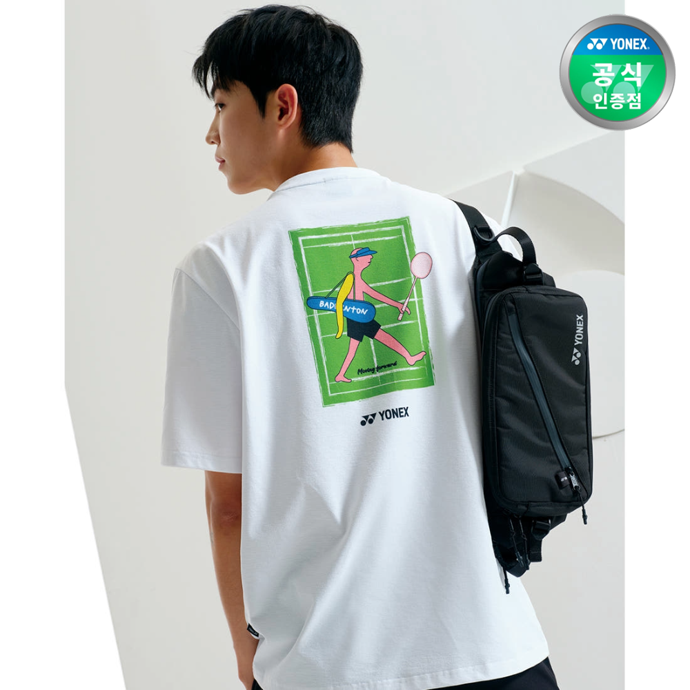 요넥스 243TS040U 배드민턴 반팔 티셔츠 남녀공용 운동복 24FW - 메인 이미지