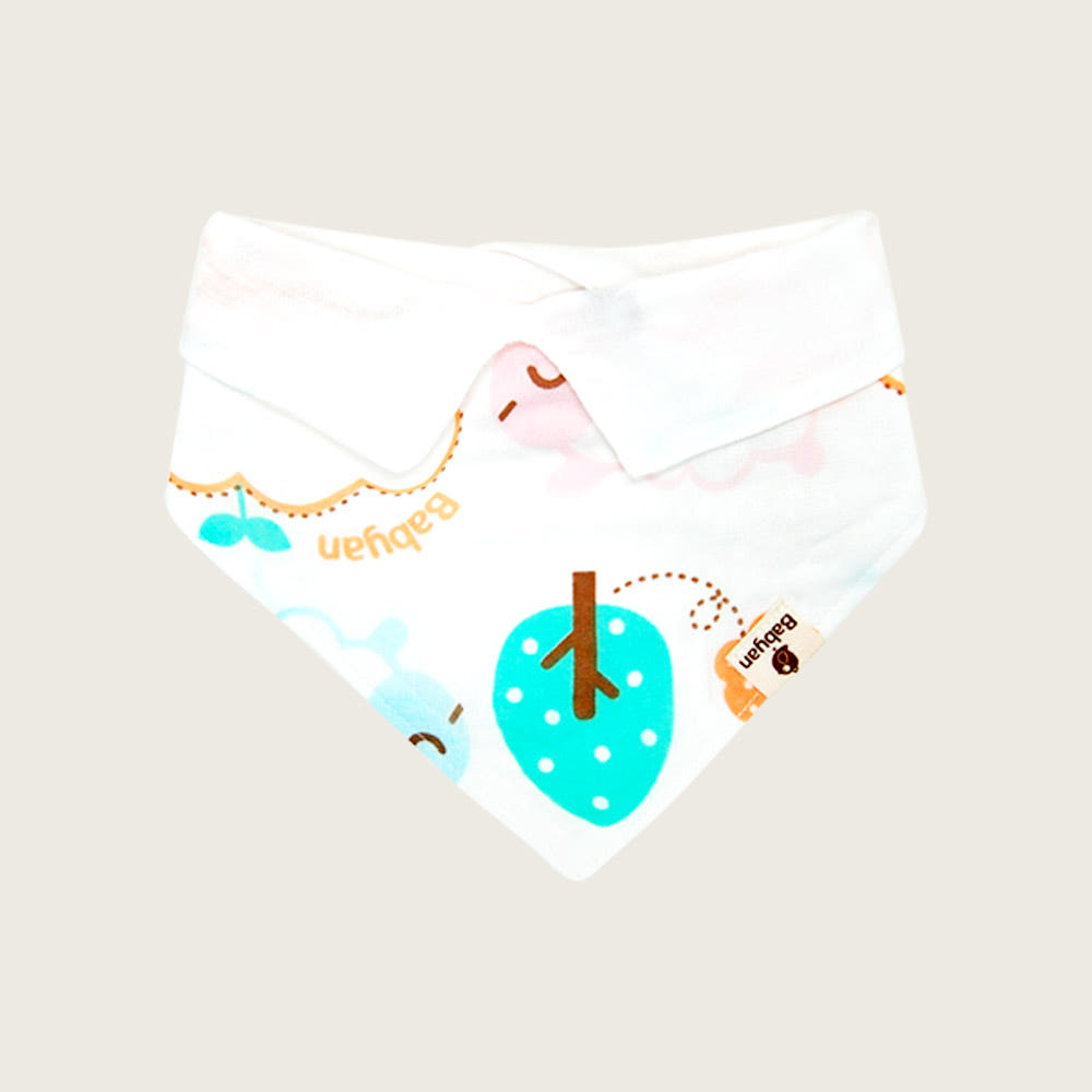 베이비앙 국내산 무형광 아기 유아 아동 사이즈조절 가능 거즈 카라 엔젤쉽 스카프빕 - 상세 이미지 2
