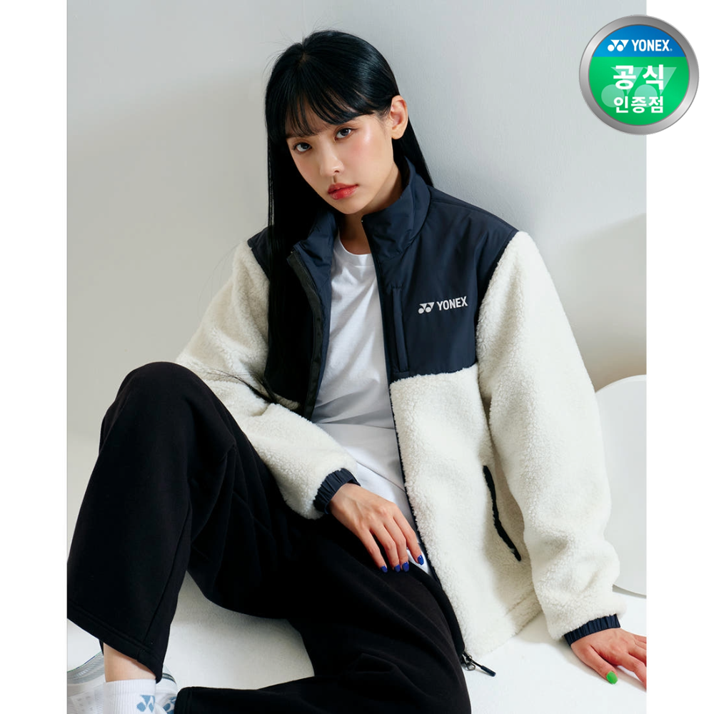 요넥스 243JJ007U 배드민턴 의류 플리스 후리스 집업자켓 남녀공용 24FW