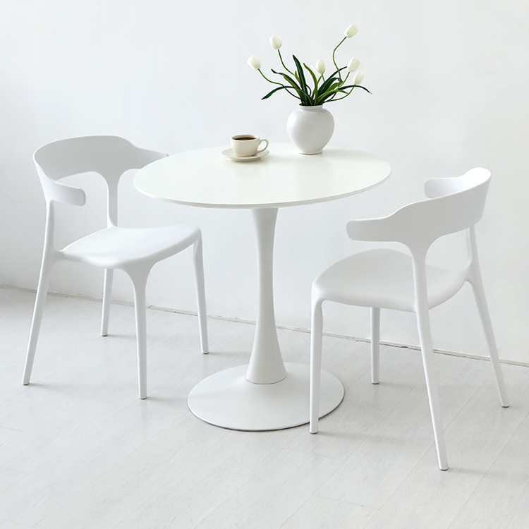 두게드 원형테이블 D80 SMTF80 + IMOT 의자 2인 세트