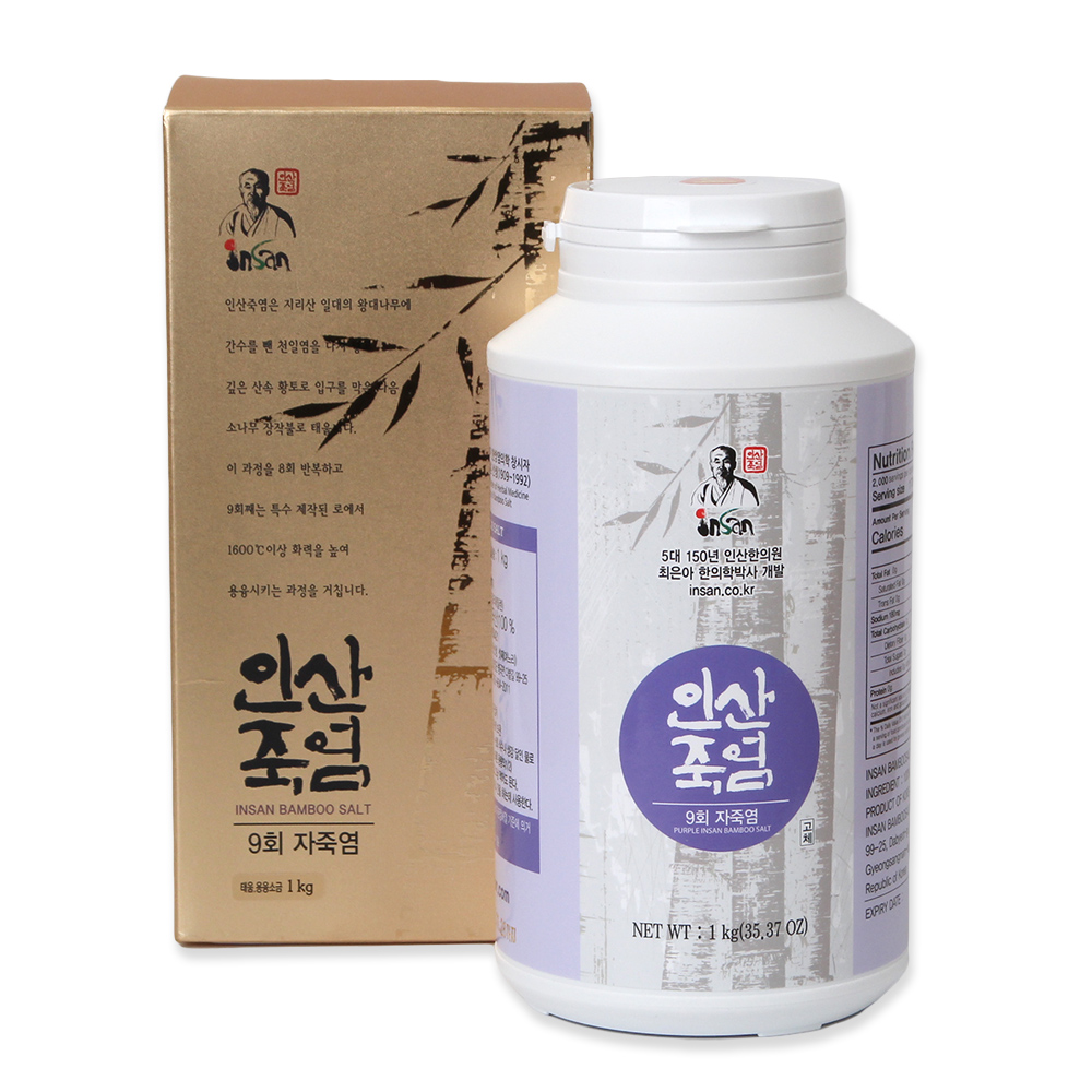인산죽염 9회 자죽염 고체 1kg - 메인 이미지
