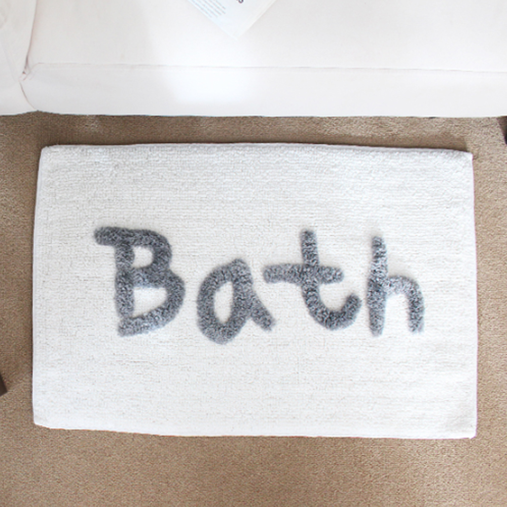 설렘하우스 Bath 욕실 순면 발매트 2color 이미지 6