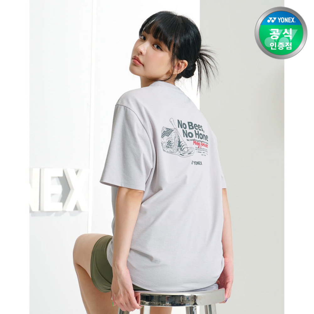 요넥스 243TS041U 배드민턴 반팔 티셔츠 남녀공용 운동복 24FW 제품 이미지