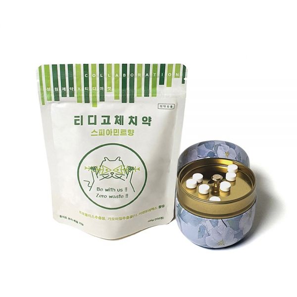 티디마켓 고체치약 시린이 치아미백치약 잇몸 입냄새제거 씹는치약 1 : 라베람