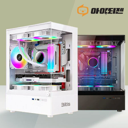 조립PC 게이밍컴퓨터 고사양 사무용 롤 배그 발로란트 본체 블랙/화이트