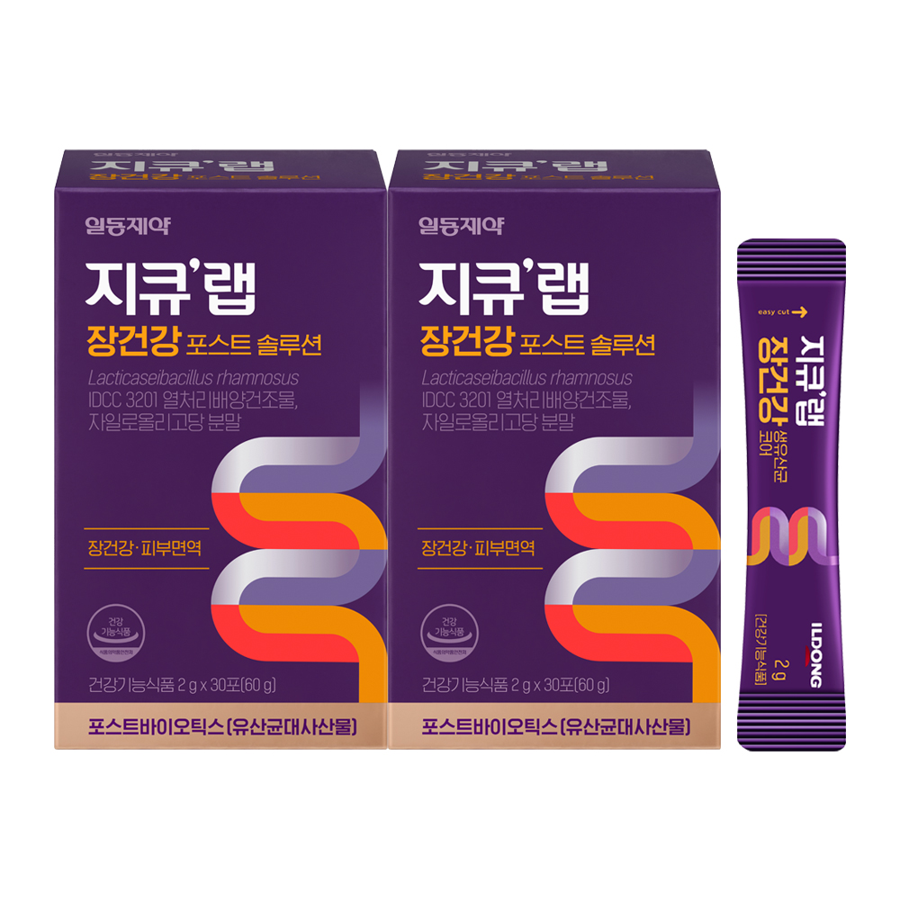 일동제약 지큐랩 장건강 포스트 솔루션 30포 2개 - 상품 이미지