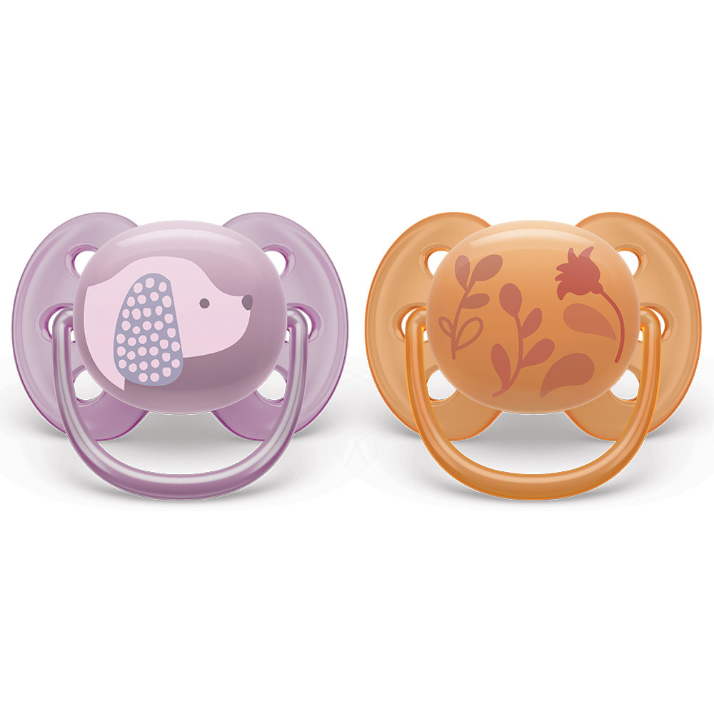 2P+2P 필립스아벤트 국민쪽쪽이 울트라 소프트 신생아 공갈 젖꼭지 (케이스 포함)