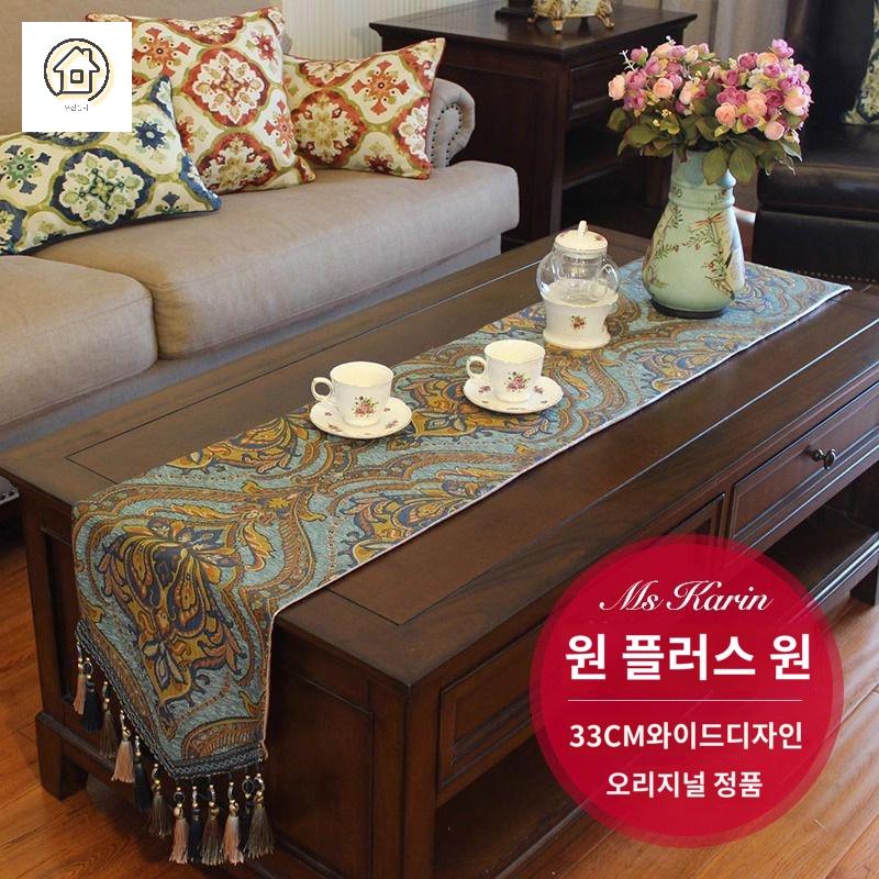 콘솔 북유럽 인테리어 식탁보 베개커버 장식장 테이블 러너 - 상세 이미지 2