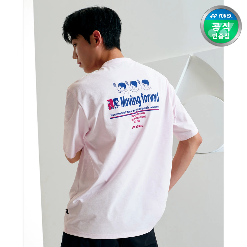 요넥스 243TS038U 배드민턴 반팔 티셔츠 남녀공용 운동복 24FW